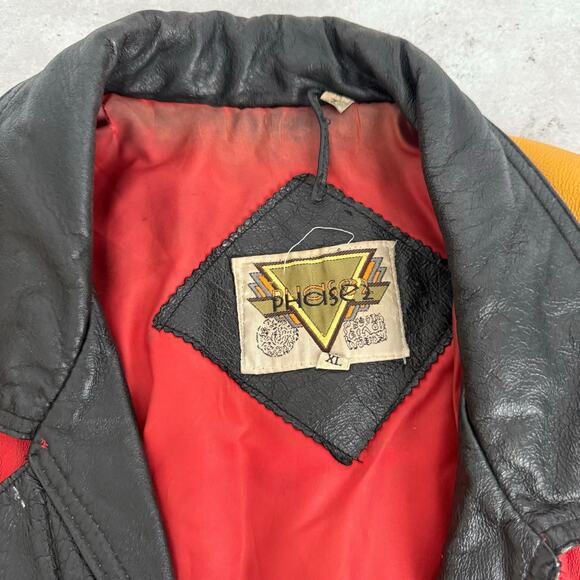 Vintage 1980s Michael Hoban 8-ball leather jacket | Seinfeld David Puddy Jacket - Picture 4 of 16
